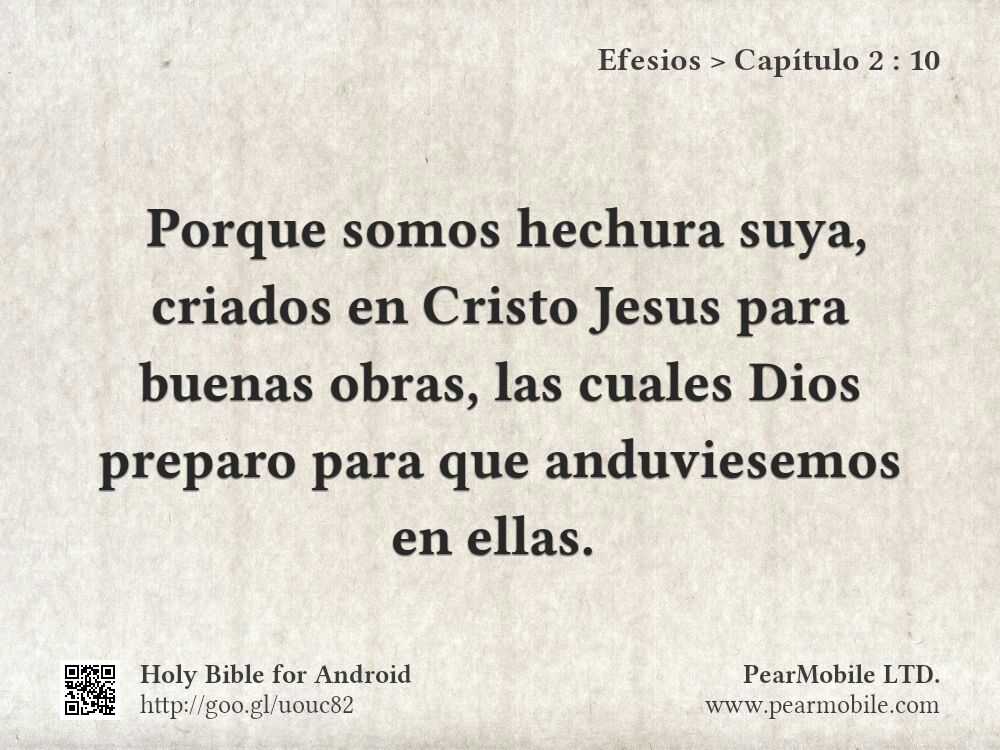 Efesios, Capítulo 2:10